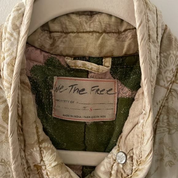 FADE OUT UTILITY QUILTED JACKET NEUTRAL PRINTED - Picture 8 of 9